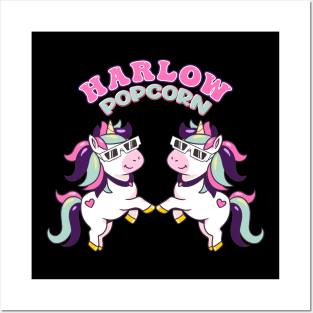 Harlow And Popcorn Funny Popcorn The Pony Posters and Art